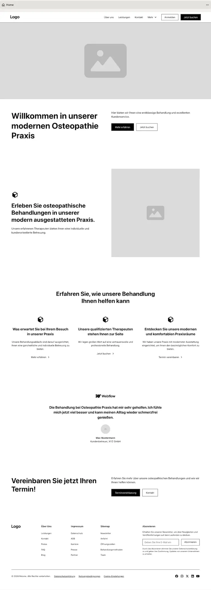 Wireframe Beispiel